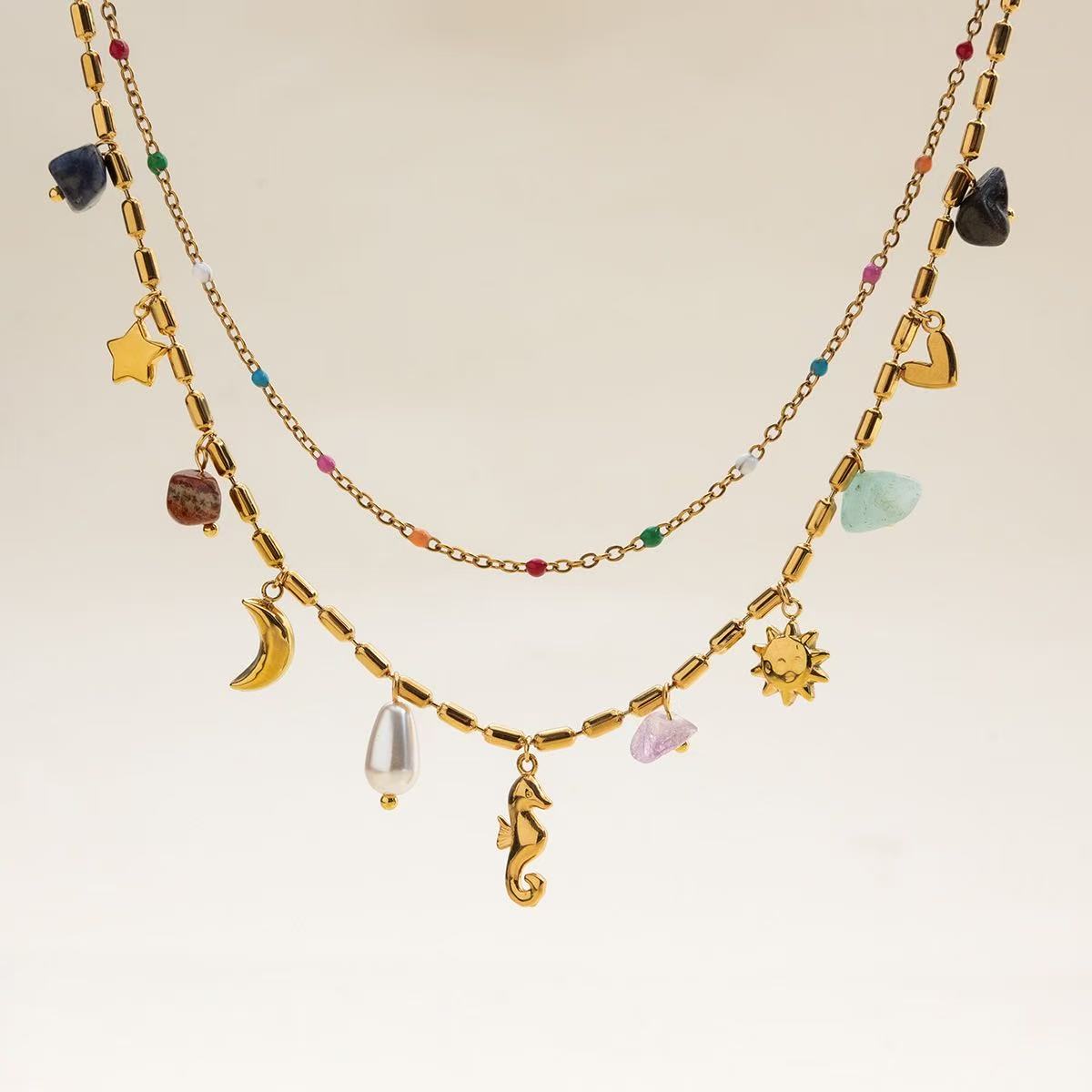 Stardust Charm Layered Necklace – CharmingDayz