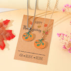 Silver Pumpkin Necklace