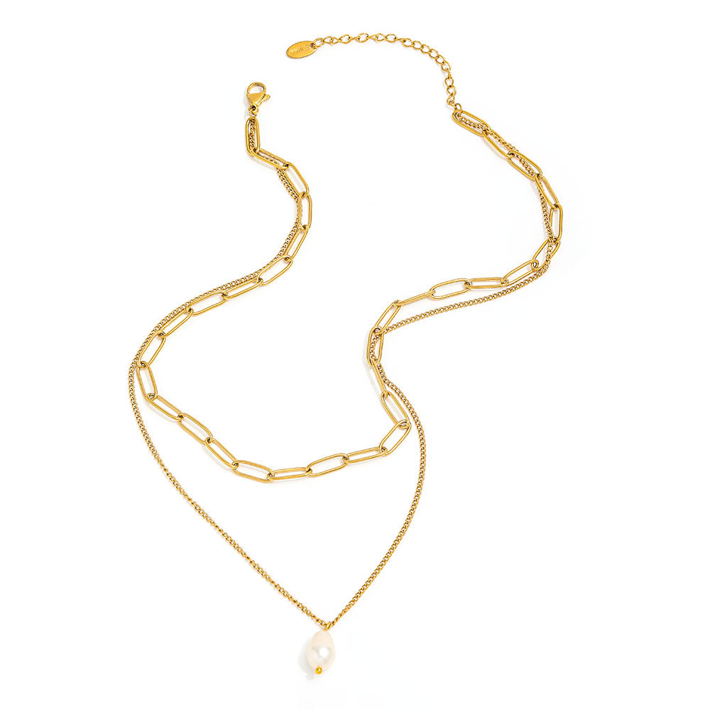 Golden Tide Layered Necklace