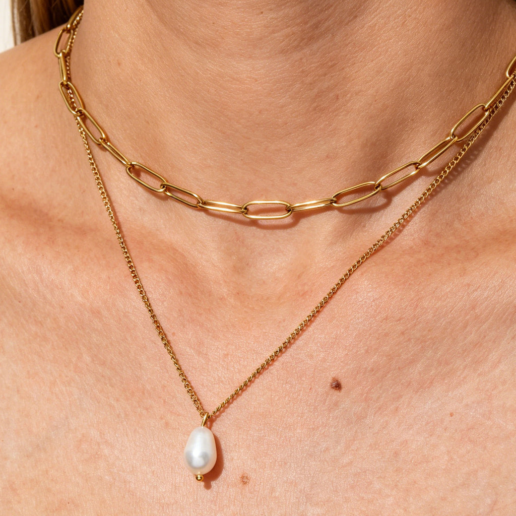 Golden Tide Layered Necklace