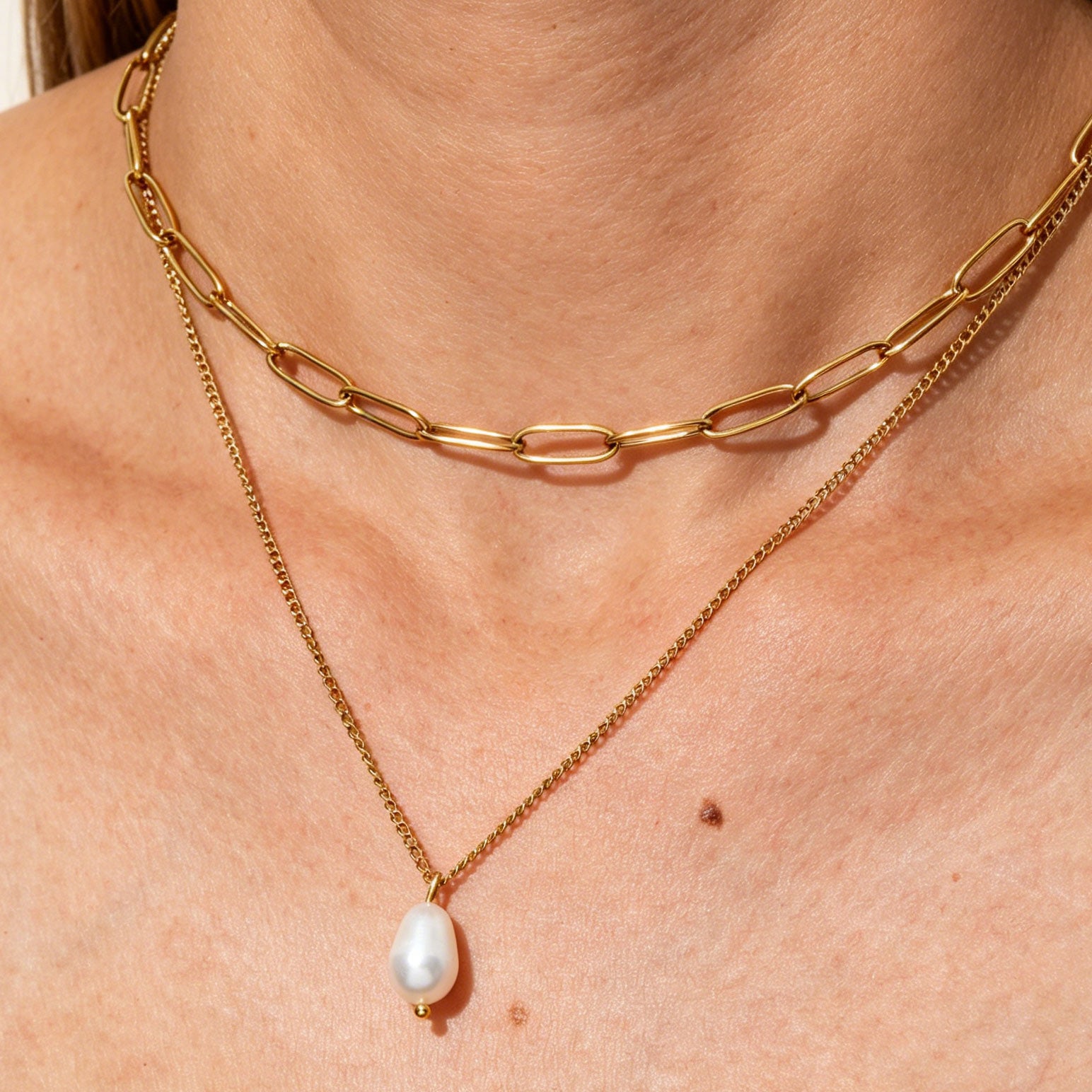 Golden Tide Layered Necklace