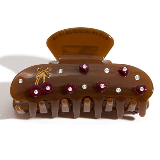 Sweet Brown Hair Clip