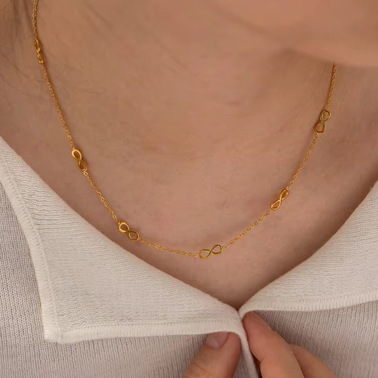 We Are Infinite Necklace In Gold