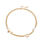 Pinned Heart Necklace