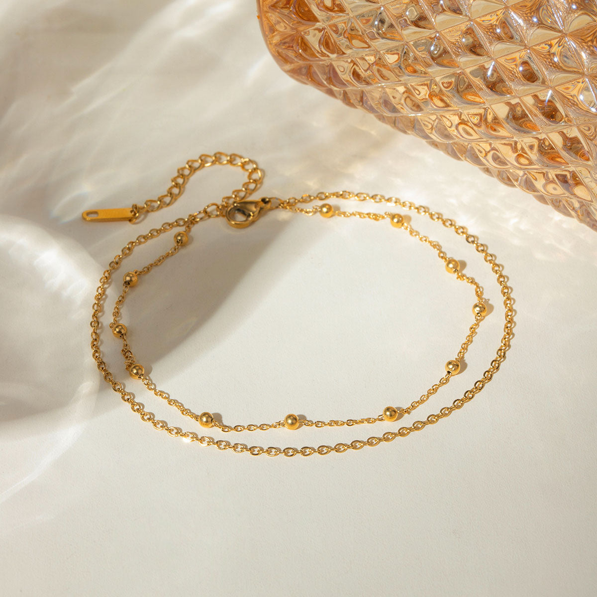 Honey Glow Anklet