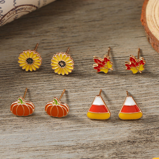 Feels So Autumn Earring Set