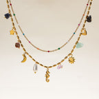 Stardust Charm Layered Necklace