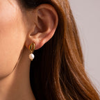Coastal Pearl Drop Earrings