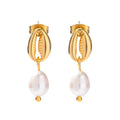 Coastal Pearl Drop Earrings