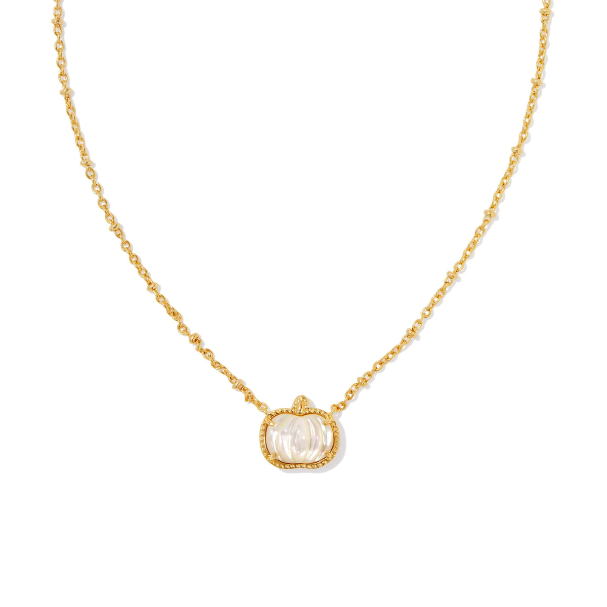 Pumpkin Glow Pendant Necklace
